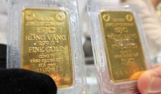 Cuối ngày 6-10, giá vàng miếng SJC, vàng nhẫn tăng rất mạnh