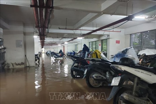 Không để hầm chung cư là 'vùng chết' trong lòng đô thị mùa mưa bão