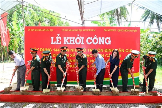 Quân khu 9 khởi công xây dựng 144 nhà ở cho hộ nghèo, gia đình người có công