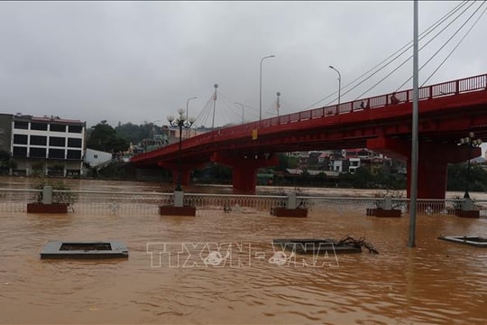 Cao Bằng xuất hiện hiện tượng cộng hưởng đỉnh lũ