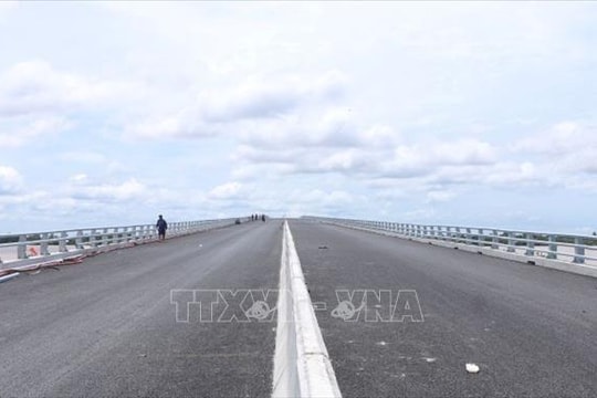Cầu Đại Ngãi 2 dự kiến thông xe vào tháng 12