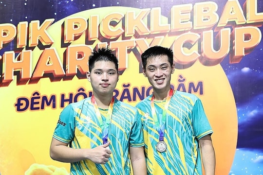 Trương Vinh Hiển thua chung kết giải pickleball Đêm hội trăng rằm