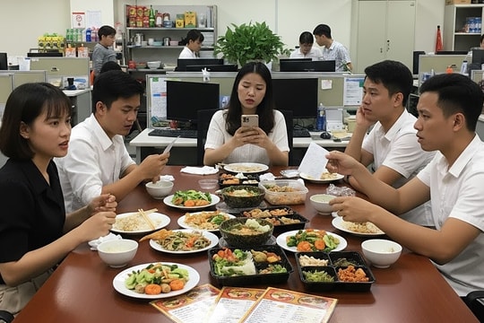 Cơm trưa văn phòng bình dân 50 K 'đắt phi lý'