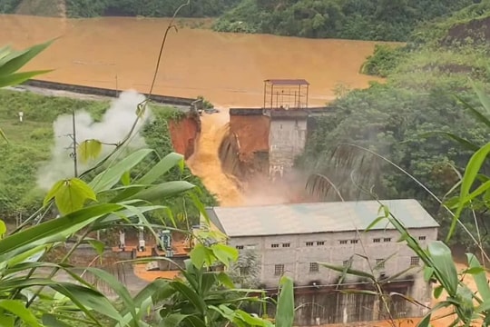 Vỡ đập thủy điện Bắc Khê 1 ở Lạng Sơn