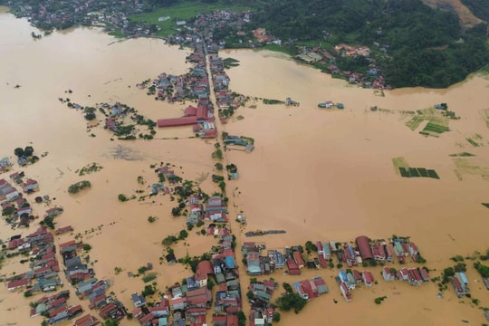 Lũ các sông miền Bắc lên nhanh