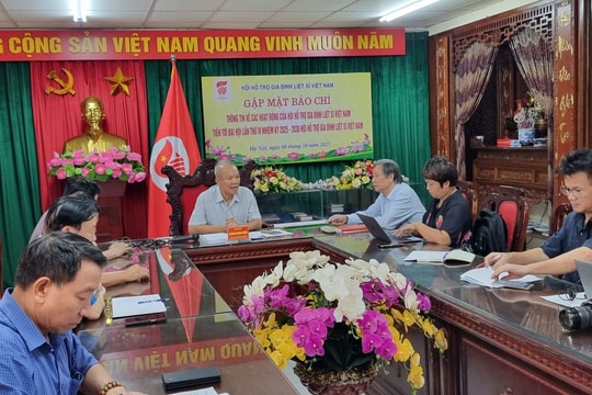 Hội Hỗ trợ gia đình liệt sĩ Việt Nam chuẩn bị Đại hội lần thứ IV vào tháng 12/2025