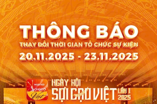 Hoãn 'Ngày hội sợi gạo Việt - Món ngon từ bún 2025' do ảnh hưởng mưa bão