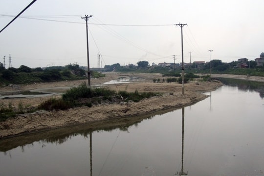 Ngừng tiêu nước vào hệ thống công trình thủy lợi Bắc Đuống