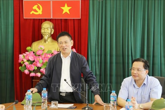 Phó Thủ tướng Hồ Đức Phớc kiểm tra công tác ứng phó mưa lũ tại Lạng Sơn