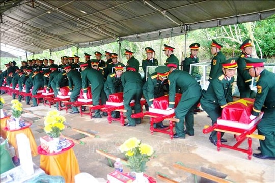 Quảng Trị: Phát hiện, quy tập 29 hài cốt liệt sĩ cùng nhiều di vật