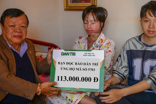 Bạn đọc hỗ trợ người phụ nữ bị bỏng axit ở Lâm Đồng 176 triệu đồng
