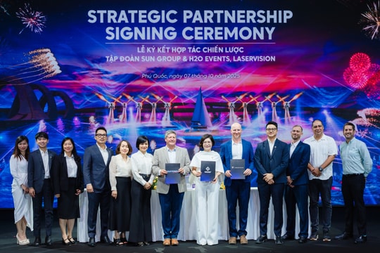 Sun Group hợp tác H2O, LaserVision nâng cấp show nghệ thuật Phú Quốc