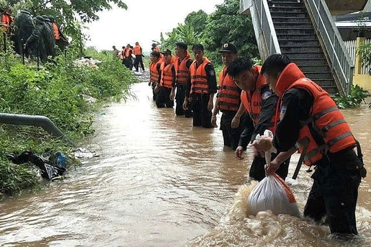 59 sự cố đê điều do mưa lũ sau bão Bualoi và Matmo