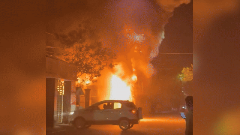 Cháy cửa hàng quần áo ở Nghệ An, một người tử vong