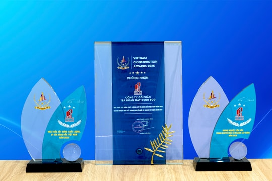 Thành viên của Sunshine Group nhận 2 giải thưởng tại Vietnam Construction Awards