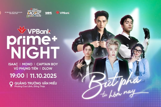 Đêm nhạc Prime Night - VPBank Đất Sen Hồng Music Marathon lộ dàn line-up gây sốt