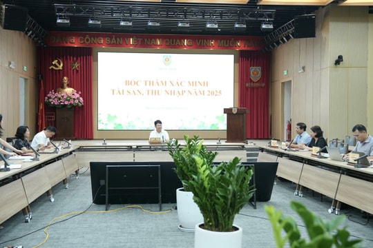 Bộ Tư pháp tổ chức bốc thăm xác minh tài sản, thu nhập năm 2025