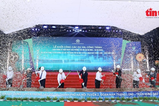 Khởi công tuyến Metro kết nối hồ Tây và phố cổ Thủ đô Hà Nội