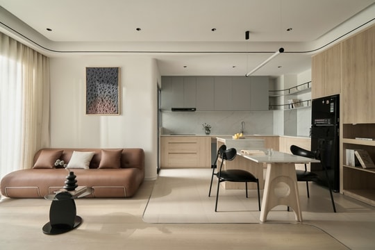 Không gian 'chữa lành' trong căn hộ 75m2 cho người bận rộn