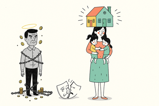 Chồng bắt tôi trả 2 triệu tiền anh đóng viện phí cho con