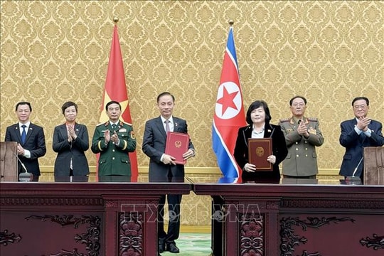 Lễ ký kết các văn kiện hợp tác song phương Việt Nam – Triều Tiên