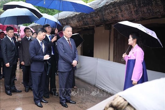 Tổng Bí thư Tô Lâm thăm quê hương của Chủ tịch Kim Nhật Thành