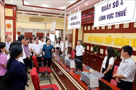 Tiên phong triển khai cuộc cách mạng về bộ máy, kiến tạo không gian phát triển mới