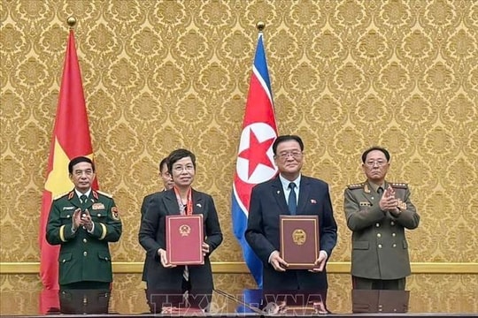 Thỏa thuận hợp tác giữa Thông tấn xã Việt Nam và Hãng Thông tấn Trung ương Triều Tiên
