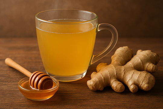 Vì sao nên dùng gừng và mật ong khi ho, cảm lạnh?