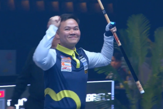 Bao Phương Vinh lập kỷ lục ở World Cup Billiards