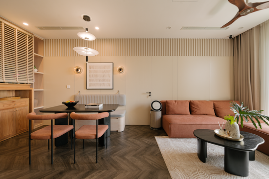 Thiết kế tinh gọn cho căn hộ 70 m2 với ngân sách 300 triệu đồng