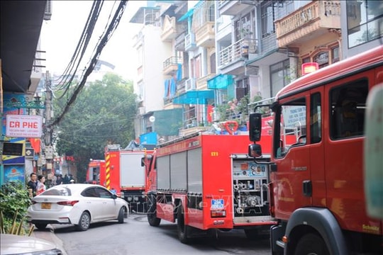 Cháy nhà dân tại phố Kim Hoa (Hà Nội) làm 5 người tử vong