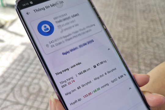 Thời đăng ký khám bệnh qua app