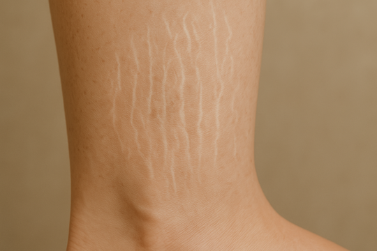 Vết rạn da bình thường khác suy tĩnh mạch thế nào?