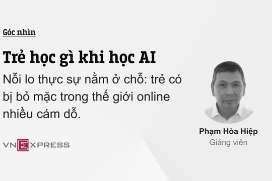 Trẻ học gì khi học AI