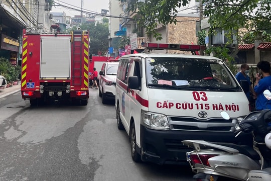 Cháy nhà ở Hà Nội, 5 người tử vong