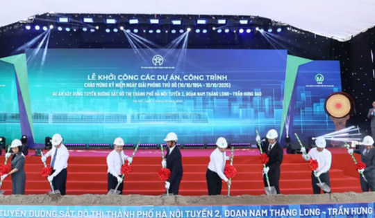 Khởi công xây dựng tuyến metro tổng vốn hơn 35.600 tỉ đồng ở Hà Nội