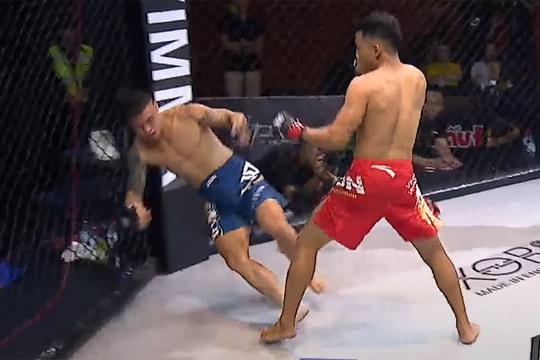 Võ sĩ MMA Việt Nam chỉ dùng 5 đòn đấm gục đối thủ sau 18 giây