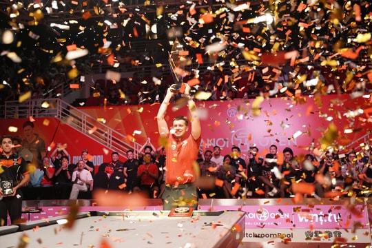 Cơ thủ Pijus Labutis của Lithuania vô địch Hanoi Open Pool Championship 2025