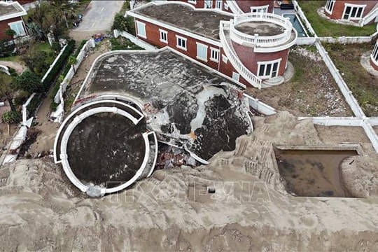 Xem xét dừng thi công dự án ở Hà Tĩnh sau sự cố sập hàng loạt biệt thự
