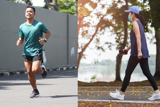 Chạy chậm hay đi bộ nhanh giúp cải thiện sức khỏe nhiều hơn?