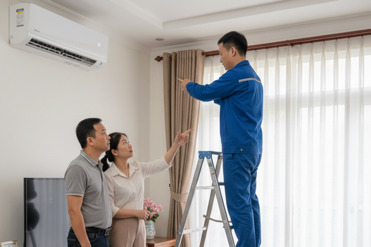 Thợ đến xem máy lạnh không sửa vẫn tính 200 nghìn tiền 'kiểm tra'