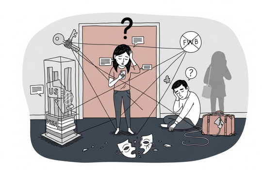 Tôi chấp nhận mối quan hệ FWB của bạn trai và người cũ miễn anh yêu tôi