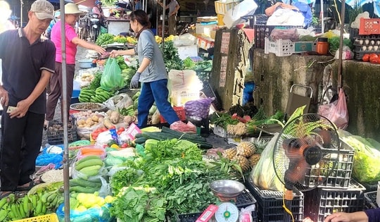 Bà nội trợ giật mình với giá rau xanh tăng gấp 3 lần, rau muống, rau cải tới 25.000 đồng/mớ