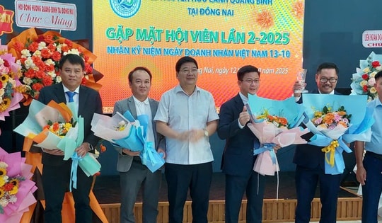 Câu lạc bộ Nguyễn Hữu Cảnh Quảng Bình tại Đồng Nai kỷ niệm ngày Doanh nhân Việt Nam