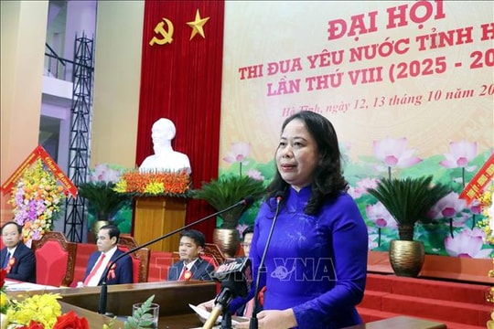 Phó Chủ tịch nước Võ Thị Ánh Xuân: Thi đua yêu nước, tạo động lực phát triển bền vững