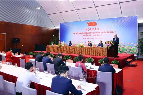 Đại hội Đảng bộ Chính phủ: Quyết liệt trong chỉ đạo, điều hành, đột phá trong hành động vì nước, vì dân