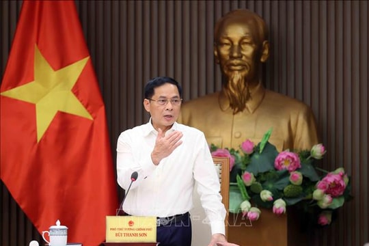 Phó Thủ tướng Bùi Thanh Sơn chủ trì phiên họp Ban Chỉ đạo Lễ mở ký Công ước Hà Nội