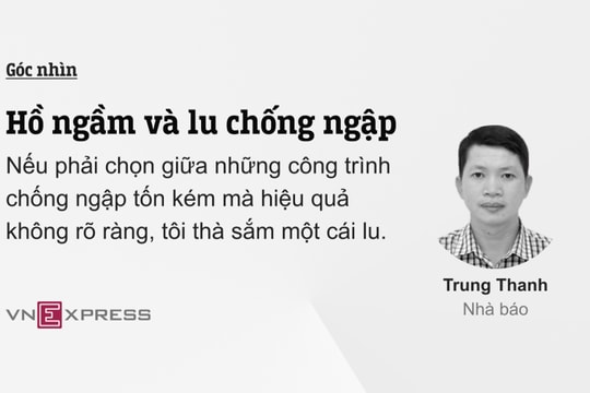 Hồ ngầm và lu chống ngập