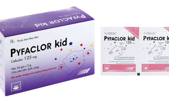 Thuốc Pyfaclor Kid của Pymepharco bị rút giấy phép lưu hành trên toàn quốc